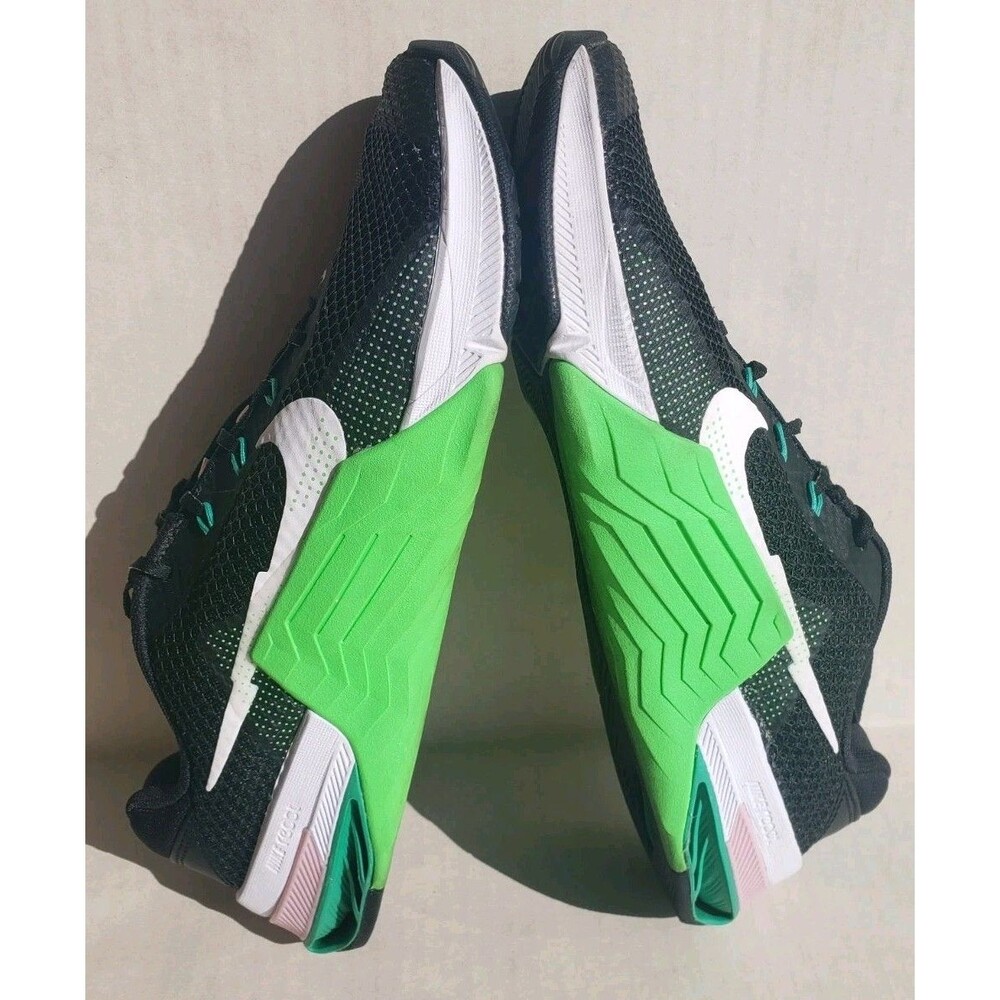 Nike Metcon 7 Crossfit Gym Shoes Women’s Size 9.5 White/Black/Green CZ8280-036 - Picture 7 of 16